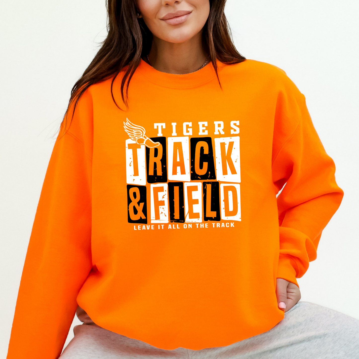 Tigers Track Gildan Sweatshirt