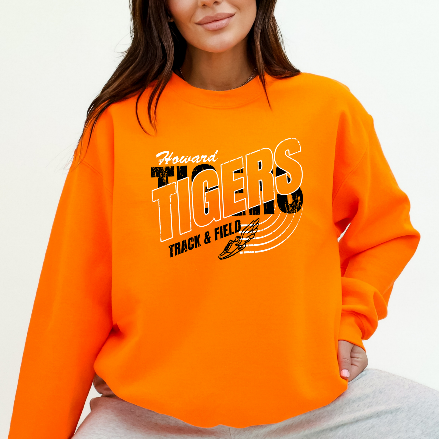 Howard Tigers Track Gildan Sweatshirt
