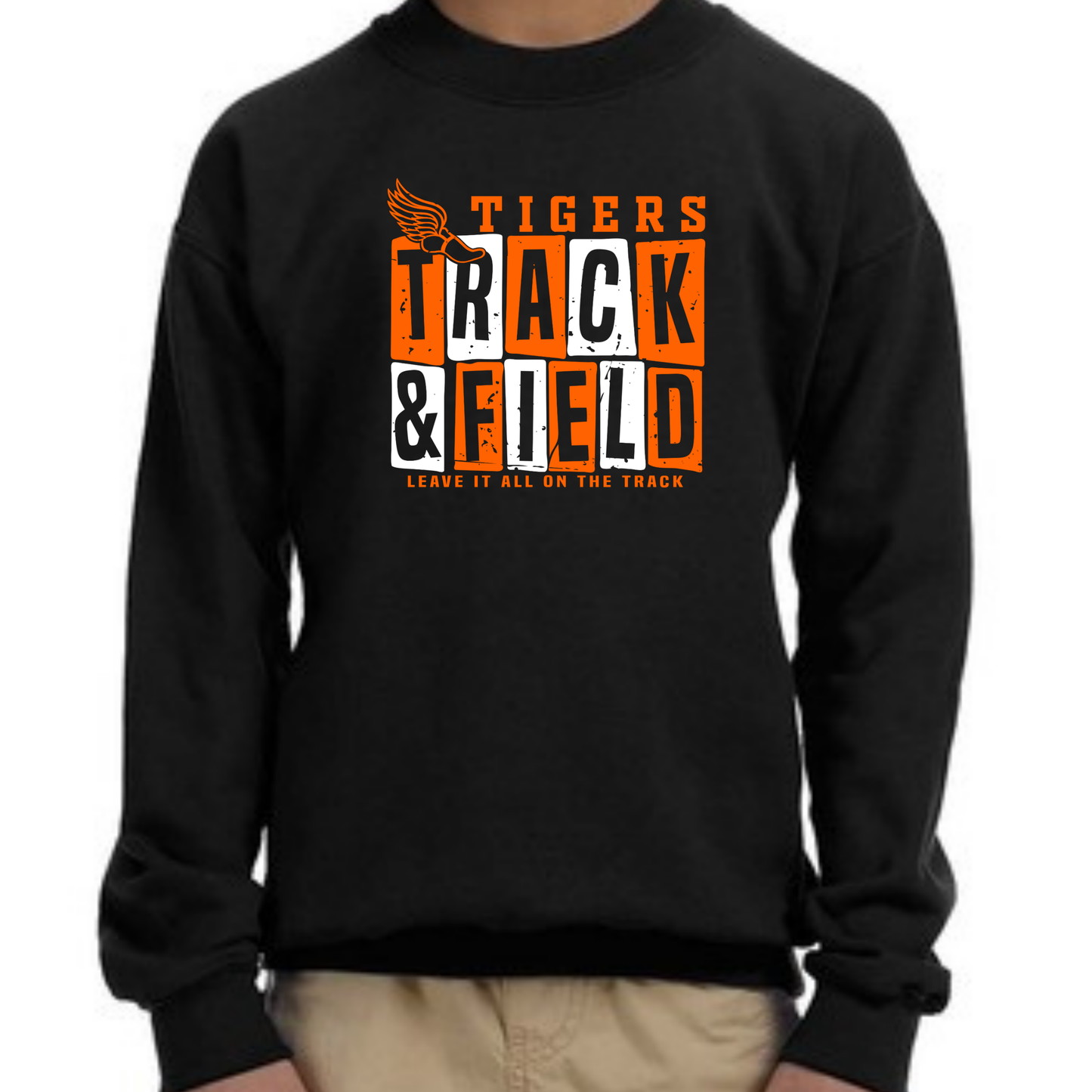 Youth Tigers Track Sweatshirt
