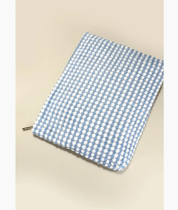 Checkered Cosmetic Pouch