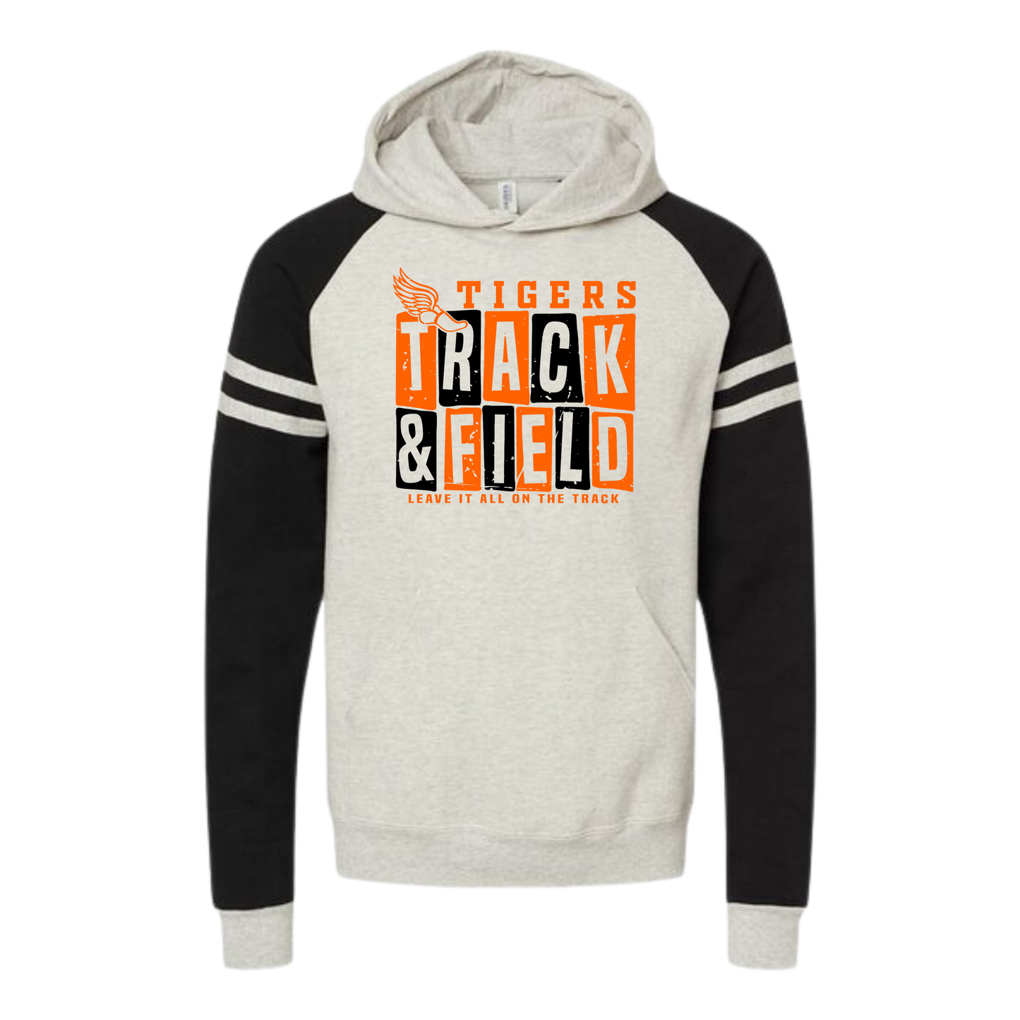 Tigers Track Adult Hoodie