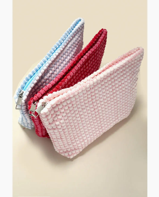 Checkered Cosmetic Pouch