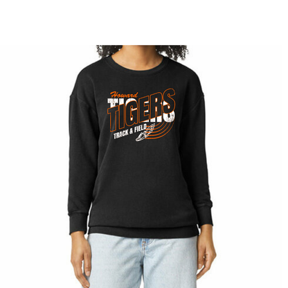 Howard Tigers Track Sweatshirt (Comfort Colors)