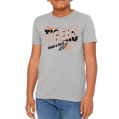 Youth Howard Tigers Track Tee (Bella Canvas)