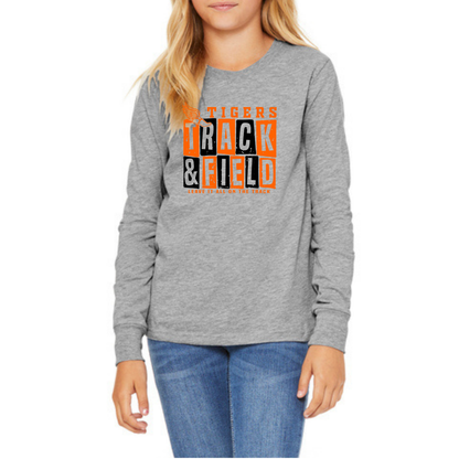 Youth Tigers Track Long Sleeve (Bella Canvas)