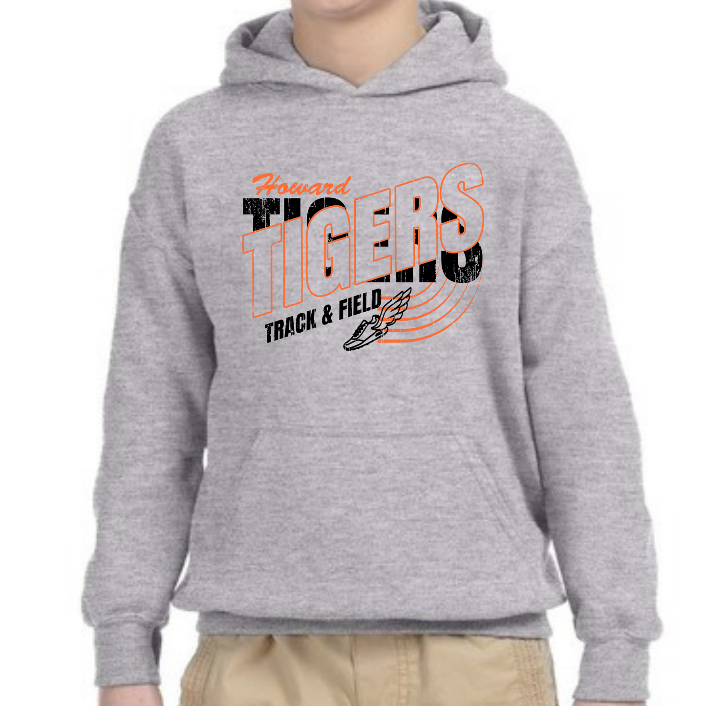 Youth Howard Tigers Track Hoodie