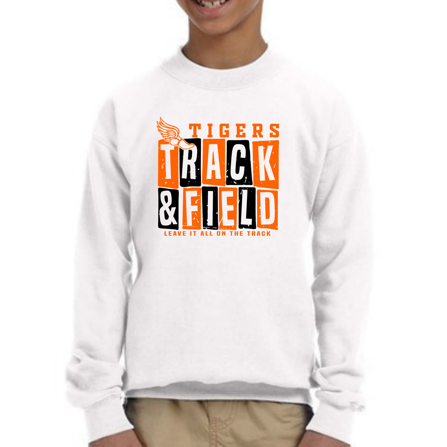 Youth Tigers Track Sweatshirt