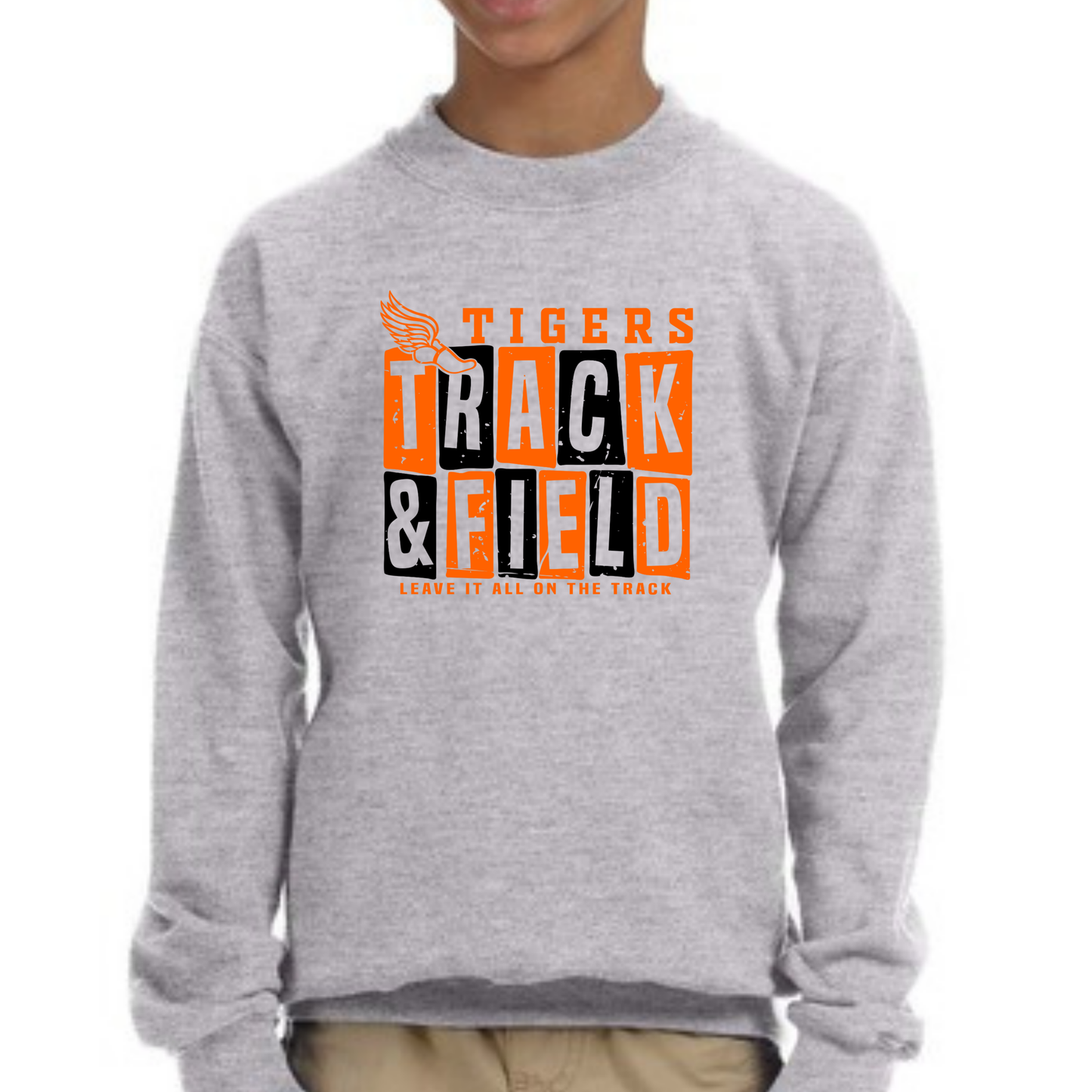 Youth Tigers Track Sweatshirt