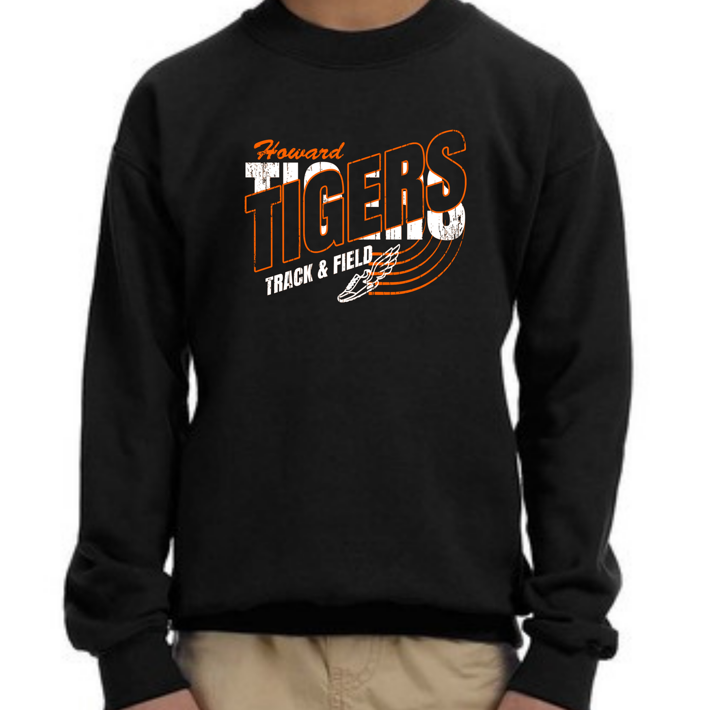 Youth Howard Tigers Track Sweatshirt