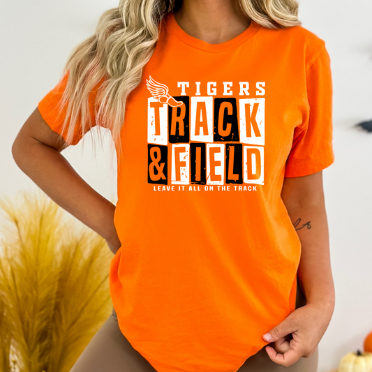 Tigers Track Tee (Bella Canvas)