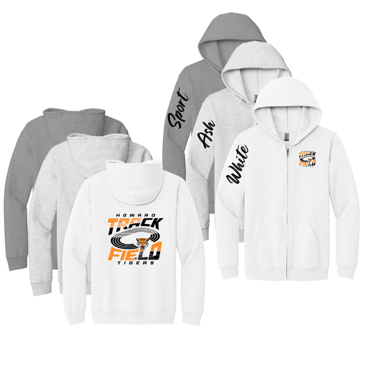 Track & Field Adult Zip-Up (Gildan)