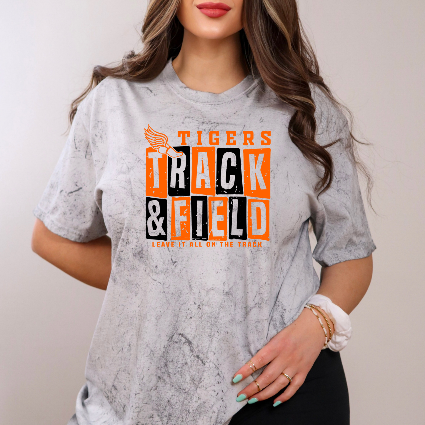 Tigers Track Tee (Comfort Colors)