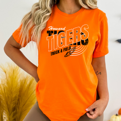Howard Tigers Track Tee (Bella Canvas)
