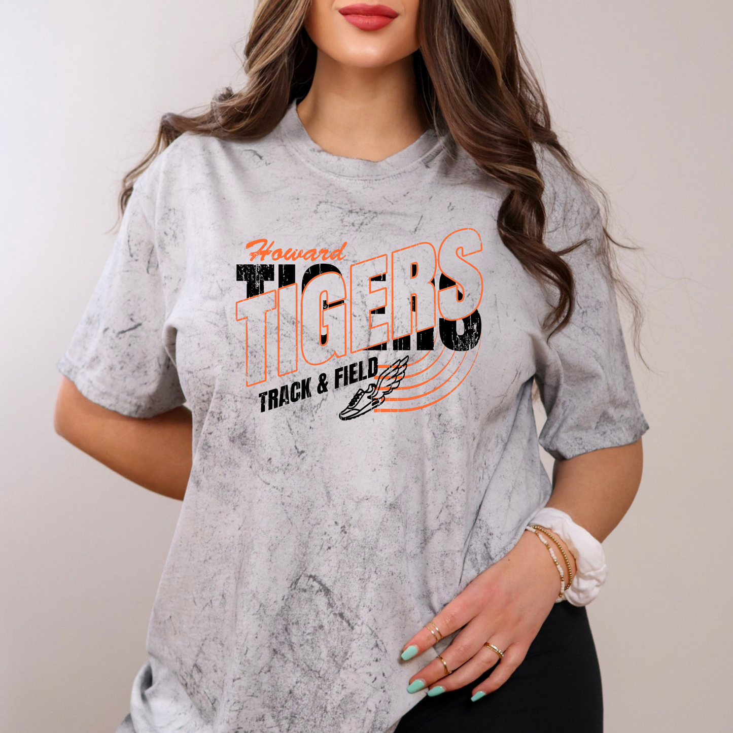 Howard Tigers Track Tee (Comfort Colors)