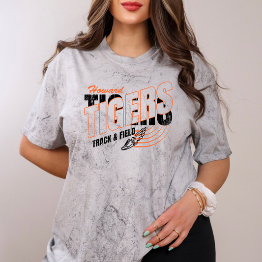 Howard Tigers Track Tee (Comfort Colors)