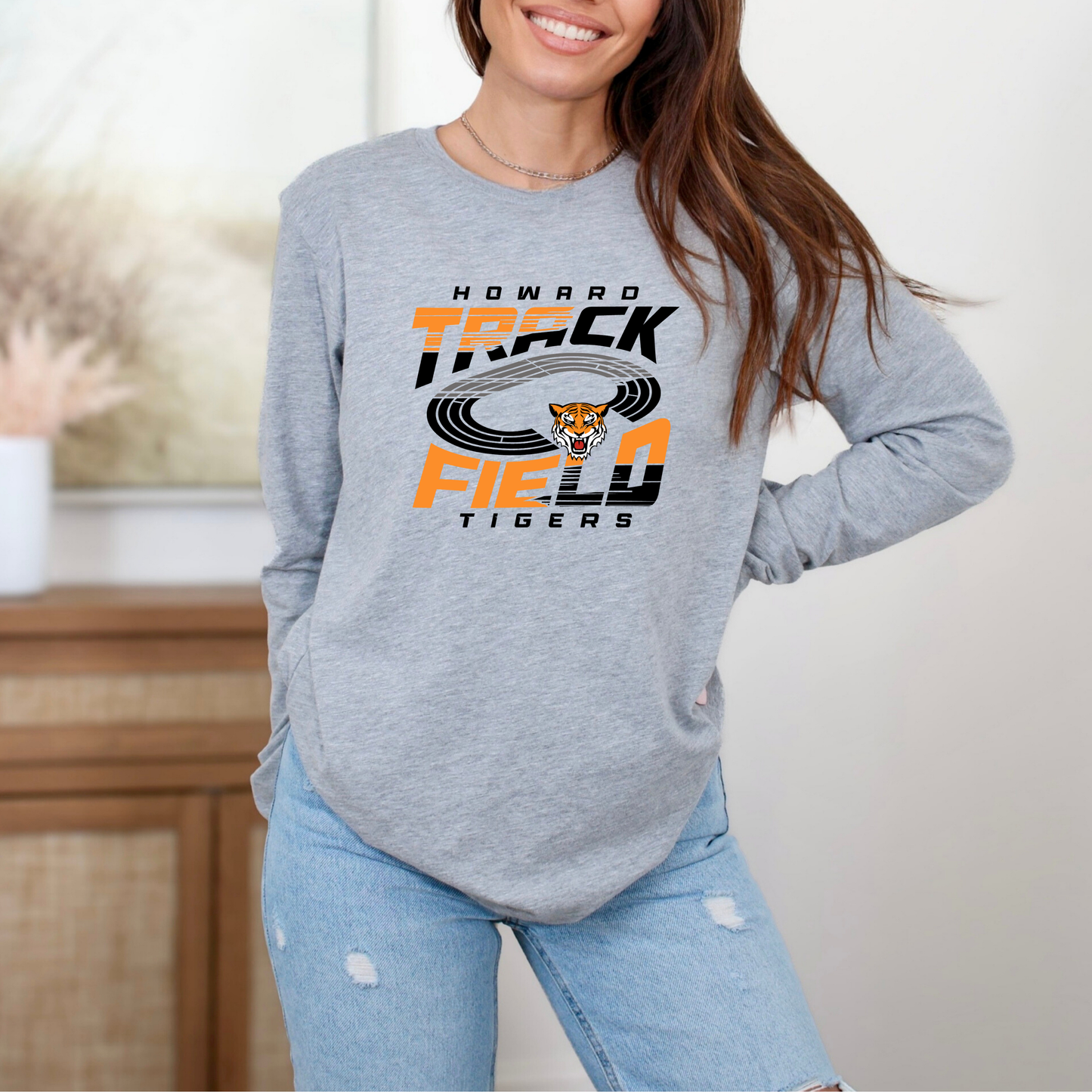 Track & Field Long Sleeve (Bella Canvas)