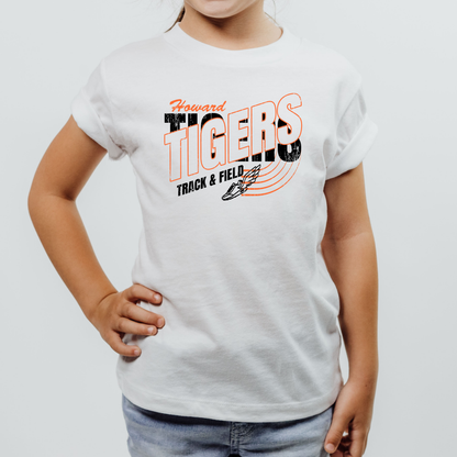 Youth Howard Tigers Track Tee (Bella Canvas)