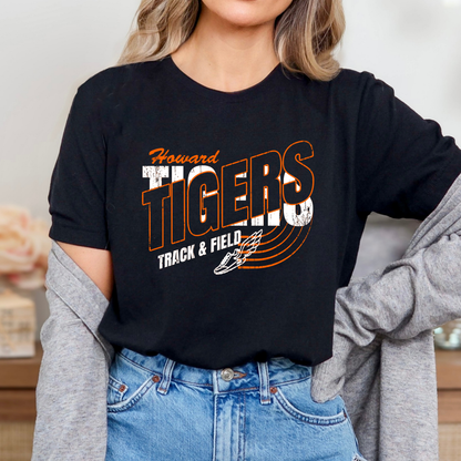 Howard Tigers Track Tee (Bella Canvas)