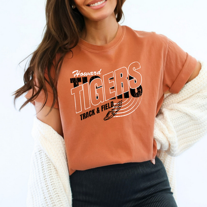 Howard Tigers Track Tee (Comfort Colors)
