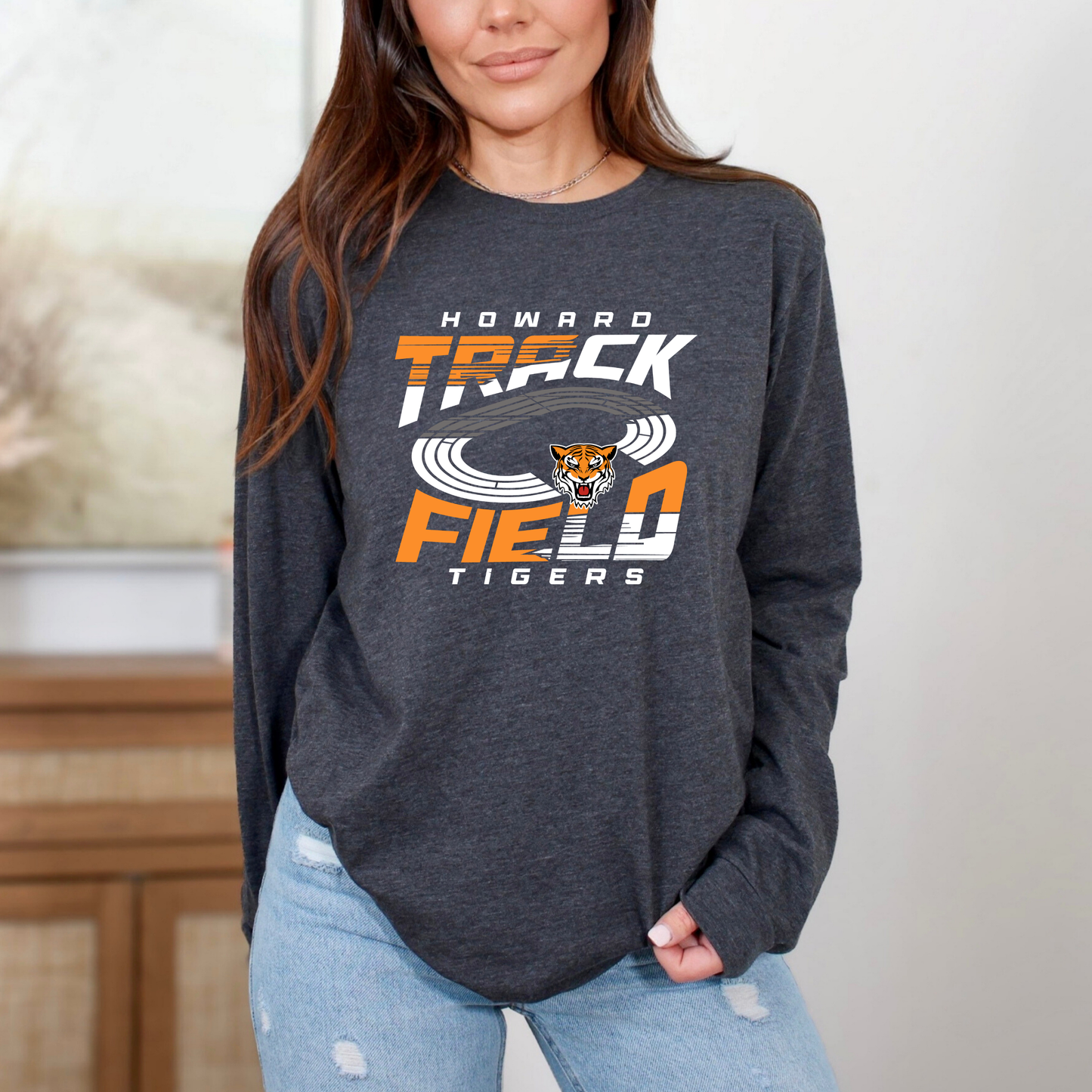 Track & Field Long Sleeve (Bella Canvas)