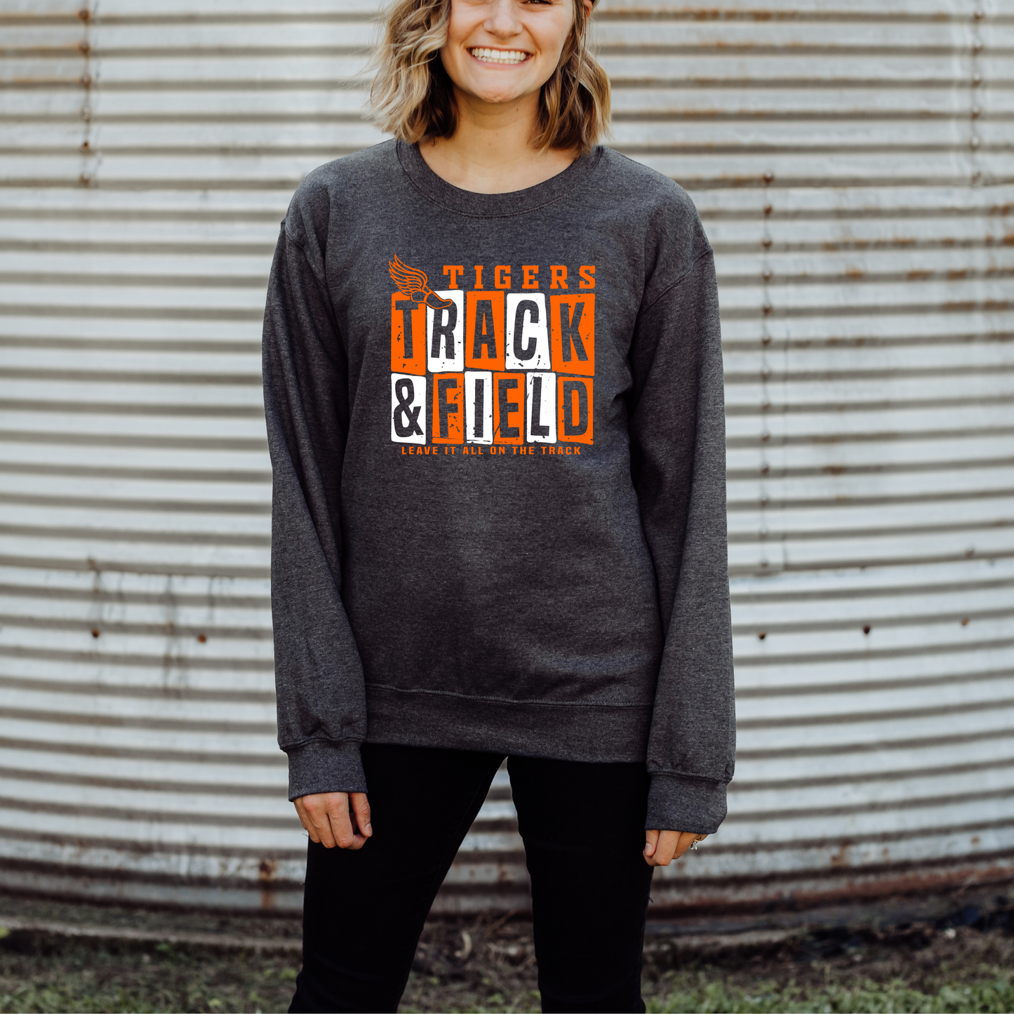 Tigers Track Gildan Sweatshirt