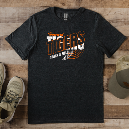 Howard Tigers Track Tee (Gildan)