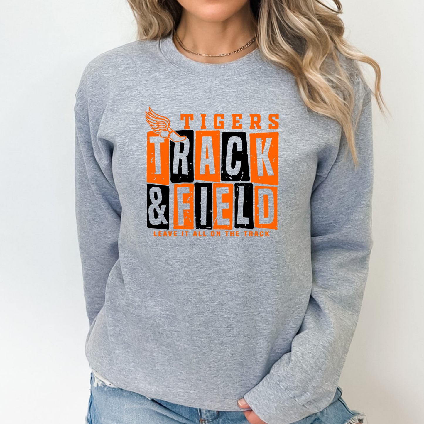 Tigers Track Gildan Sweatshirt