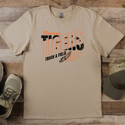 Howard Tigers Track Tee (Gildan)