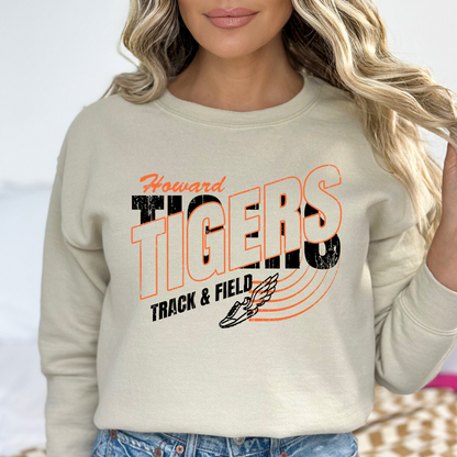 Howard Tigers Track Gildan Sweatshirt