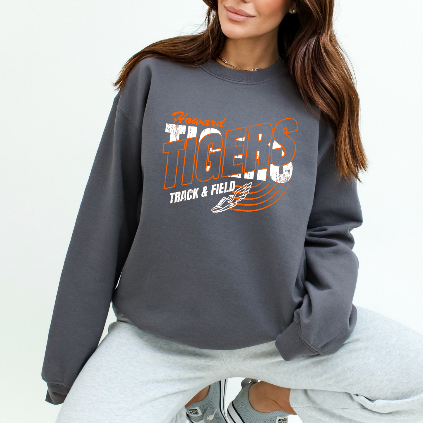 Howard Tigers Track Gildan Sweatshirt