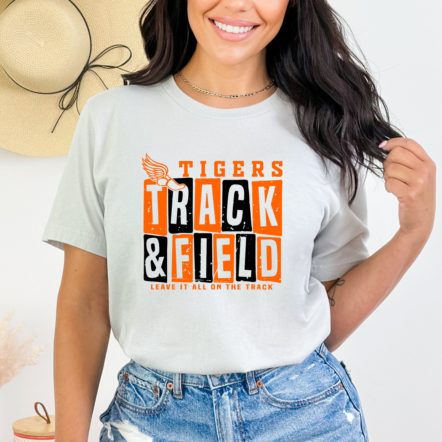 Tigers Track Tee (Bella Canvas)
