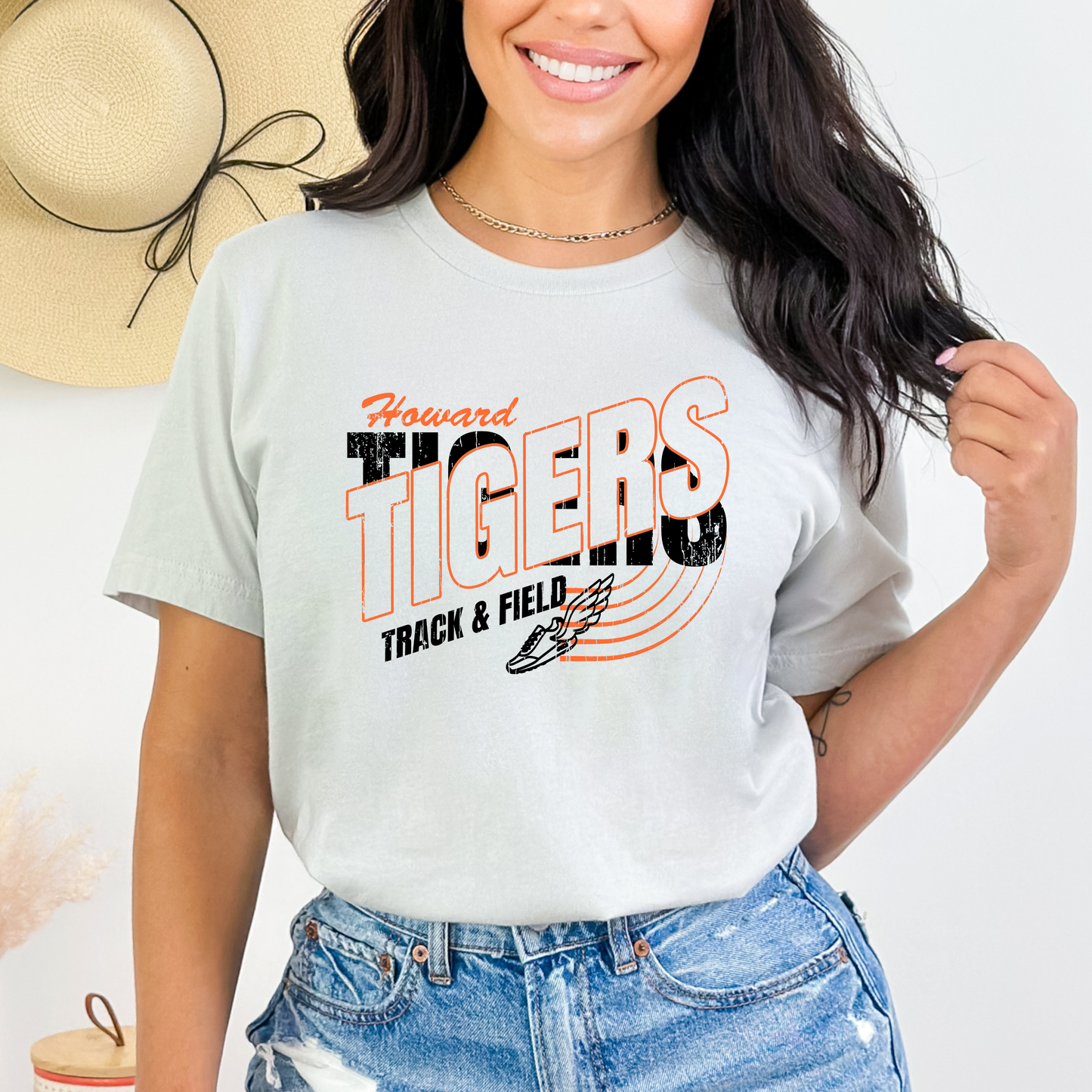 Howard Tigers Track Tee (Bella Canvas)