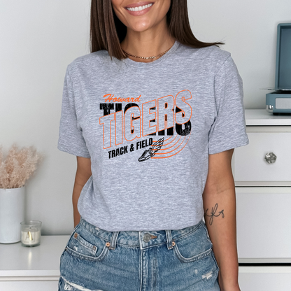 Howard Tigers Track Tee (Gildan)