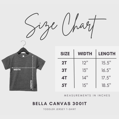 Toddler Tigers Tee (Bella Canvas)