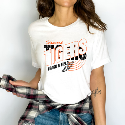 Howard Tigers Track Tee (Bella Canvas)