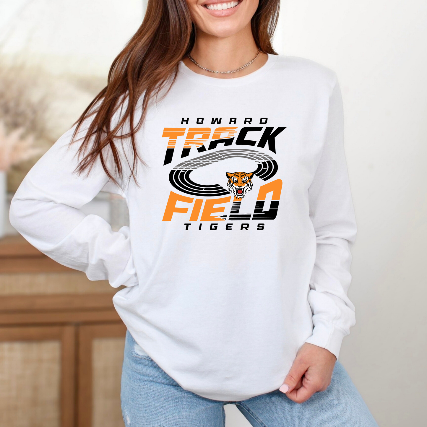 Track & Field Long Sleeve (Bella Canvas)